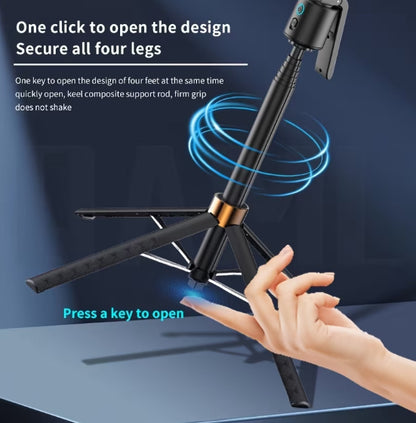 AMPSNOVA™{QAML Q13} Smart AI Tracking Selfie Stick Tripod