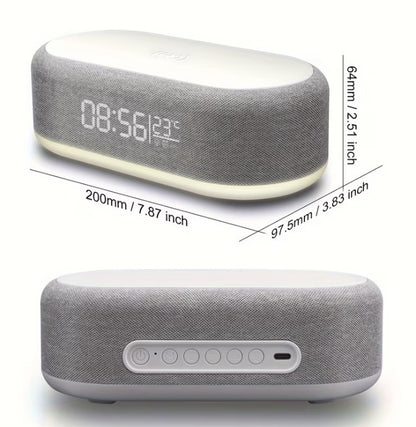 ⏰ AMPSNOVA™ 4-in-1 Smart Wireless Charging Alarm Clock
